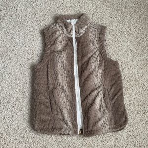 Faux Fur Vest - Reversible